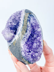 Amethyst Cut Base Cluster 491g