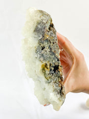 White Chalcedony Cluster 1kg