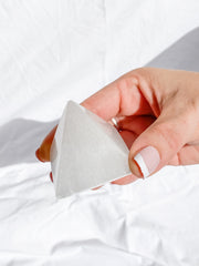 Selenite Pyramid | Small