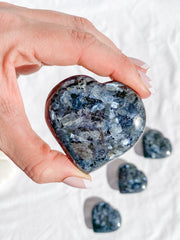Larvikite Heart | Large
