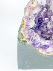 Amethyst and Pink Geode Statement Piece “Witches Hat” 8kg