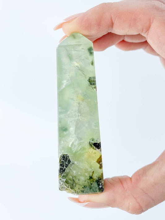 Prehnite Obelisk 103g