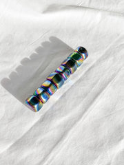 Magnetic Hematite Rainbow Hexagonal Pair 42g