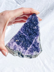 Black Amethyst CutBase Cluster 524g