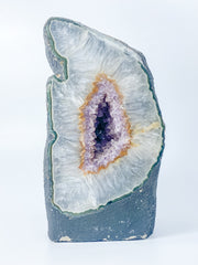 Amethyst with Cacoxenite and Quartz Geode Statement Piece 6.7kg