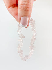 Rose Quartz and Black Tourmaline | Bracelet Set Personal Protection