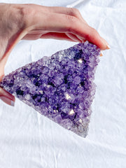 Amethyst CutBase Triangle Cluster 364g