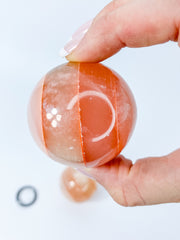 Onyx Orange Sphere | Large