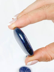 Blue Gold Stone Worry Stone