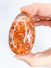 Orgonite Carnelian Egg | X Large