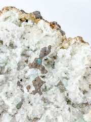 Green Apophyllite with Prehnite Inclusions Statement Piece 3kg