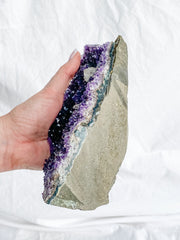Amethyst Quartz Druzy CutBase Cluster 1.5kg