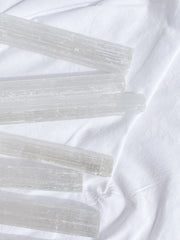 Selenite Natural Wand | Small