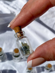 Sapphire and Glass Jar Mini