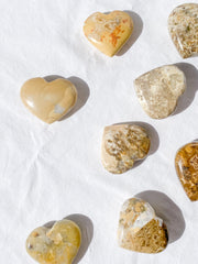 Spotted Agate Heart | Medium