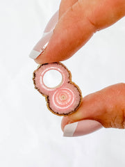 Rhodochrosite Infinity Slice | Mini