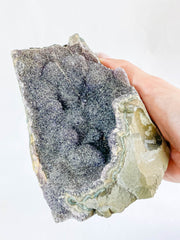 Black Amethyst CutBase Cluster 1.4kg