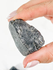 Black Tourmaline and Hematite Natural | Small