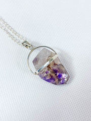 Amethyst Elestial Medium Pendant