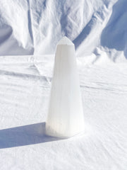 Selenite Polished Point | Medium