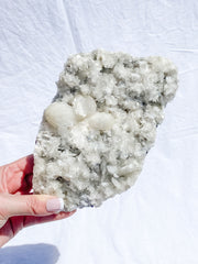 White Heulandite and Stilbite Cluster 1.2kg