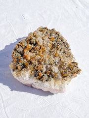 Frosted Citrine Cluster with Inclusions 1kg