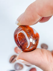 Dark Carnelian Tumbles | Small