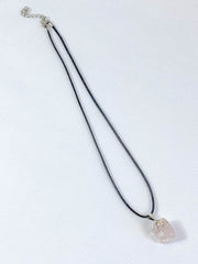 Vitality Pendant Natural Rose Quartz