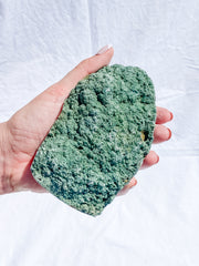 Green Heulandite Cut Base Cluster 645g
