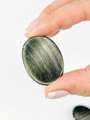 Golden Obsidian Worry Stone