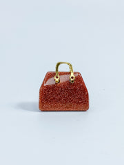 Gold Stone Bag Carving | Mini