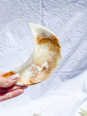 Green Onyx Moon Bowl | X Large