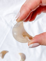 Flower Agate New Moon | X Small