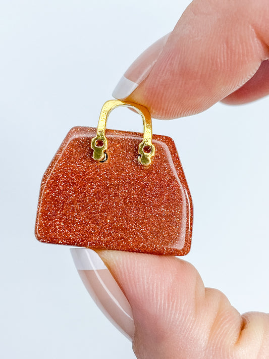 Gold Stone Bag Carving | Mini