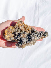 Quartz Natural Mineral Specimen Cluster 392g