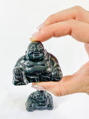 Black Obsidian Buddha Carving