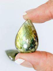 Labradorite Cabochon Tear Drop | Small