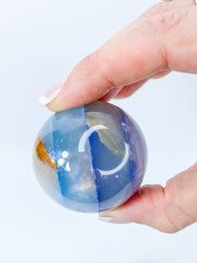 Onyx Blue Sphere | Large
