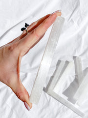 Selenite Natural Wand | Medium