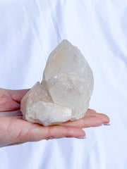 Himalayan Quartz Cluster Elestial with Inclusions 458g