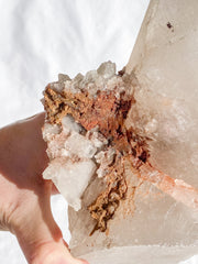 Smoky Himalayan Quartz with Inclusions CutBase Cluster 1.6kg
