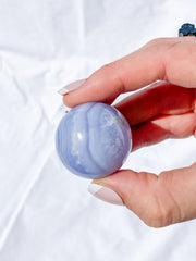 Blue Lace Agate Sphere | Small