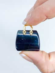 Black Obsidian Bag Carving | Mini