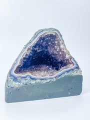 Amethyst Pink Purple Druzy and Agate Geode Statement Piece “Faery Cave” 3.3kg