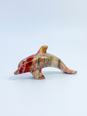 Jasper Dolphin Carving