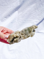 Himalayan Quartz Cluster with Inclusions 341g