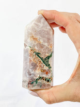 Pink Amethyst Polished Point with Inclusions 199g