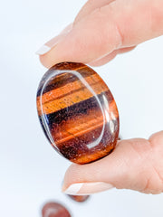 Red Tiger Eye Worry Stone