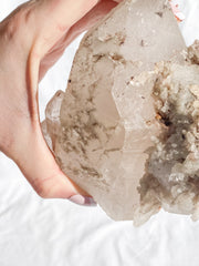 Smoky Himalayan Quartz with Inclusions CutBase Cluster 1.6kg