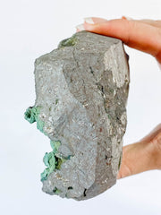 Green Heulandite with Inclusions 640g